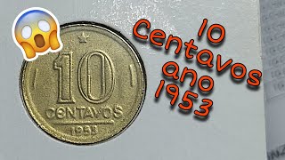 1953😱 Você tem essa moeda de 10 centavos 😱 Confira [upl. by Shaper574]