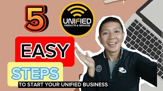 5 EASY STEPS to start your own UNIFIED BUSINESS  Unified Products and Services [upl. by Nitsruk600]