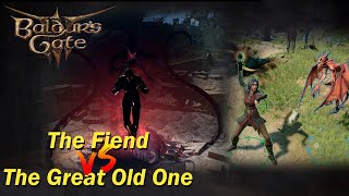 Baldurs Gate 3  Warlock Class Character Creation Guide  The Fiend vs The Great Old One [upl. by Siryt]