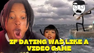 IF DATING HAD VIDEO GAME STATS REACTING TO OFFENDING EVERYBODY funny [upl. by Aloel]