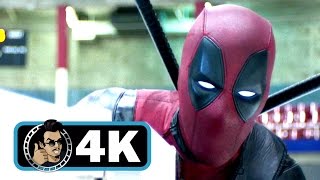 Kill Montage amp Zamboni  DEADPOOL Movie Clip 4K ULTRA HD 2016 [upl. by Loseff]