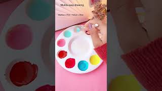 Handmade Painting color  How to make paint color shorts [upl. by Cogswell]