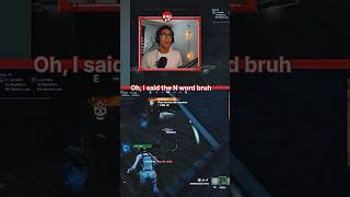 I ACCIDENTALLY SAID THE N WORD🤭gaming fortnite funnyfortnite [upl. by Layman111]