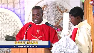 CATHOLIC DAILY MASS  AT ST PETER ABAJI ABUJA NIGERIA [upl. by Lhadnek]