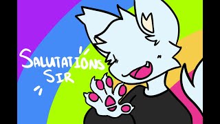 Salutations Sir  Eyestrain Warning  Animation Meme  Flipaclip  1 Hour Challenge [upl. by Magnus]