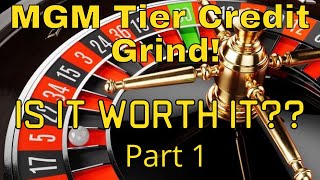 MGM Tier Credit Grind Part 1  Luxor Las Vegas [upl. by Vergne]