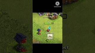 Lets remove Ghost post in coc shortviral trending subscribe clashofclans [upl. by Lenneuq94]