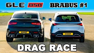 Cheapest BRABUS v Expensive BRABUS DRAG RACE [upl. by Lashonde]