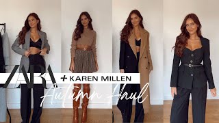 ZARA  KAREN MILLEN HAUL 2022  New In My Wardrobe [upl. by Narhem904]