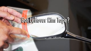 Using Leftover Motorcycle Rim Tape [upl. by Lois659]