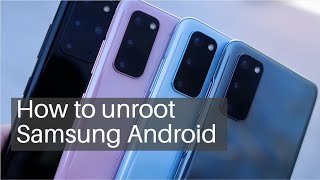 How to unroot Samsung Android [upl. by Walls]