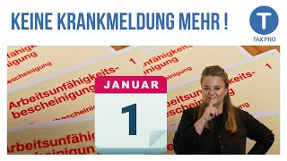 Gelber Schein abgeschafft Die neue Krankmeldung ab 112023 [upl. by Adela]