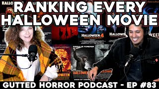 EVERY HALLOWEEN MOVIE RANKED 19782022  Gutted Horror Podcast  Ep 83 [upl. by Stoops]