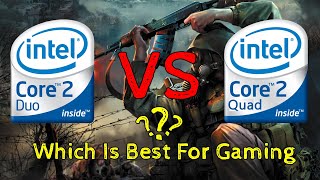 Core 2 Duo E8500 Vs Core 2 Quad Q6600 Comparison in 2019 Urdu Hindi [upl. by Nogas]