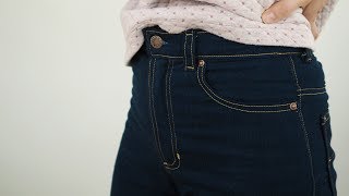 My completed Ginger jeans  and how to attach rivets [upl. by Suriaj]