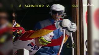 Ski alpin 1987 WM Vreni Schneider GS [upl. by Allerus674]