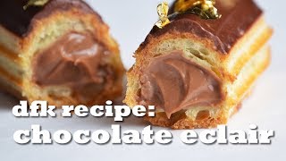 Awesome CHOCOLATE ECLAIR RECIPE [upl. by Maura407]