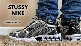 Stussy Nike Spiridon Cage 2 Pure Platinum Review and On Feet [upl. by Kingsbury610]