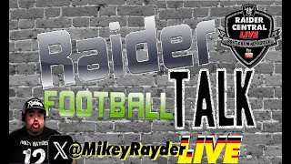 RAIDER FOOTBALL TALK LIVE  LET THE GAMES BEGIN NFL  Latest News  Stories  Rumors [upl. by Gutow]