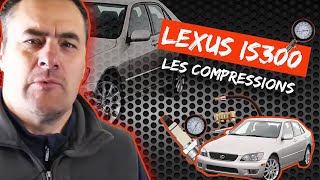 LEXUS IS300 comment prendre les compressions moteur [upl. by Leanna]