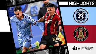 New York City FC vs Atlanta United  Full Match Highlights  April 6 2024 [upl. by Lejeune]