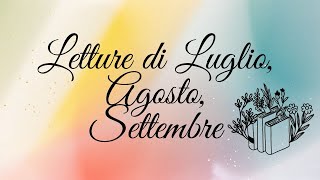 Letture 2023  Luglio Agosto Settembre [upl. by Martella]