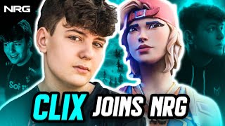 Clix Joins NRG Fortnite  Official Announcement Video [upl. by Aicirtac80]