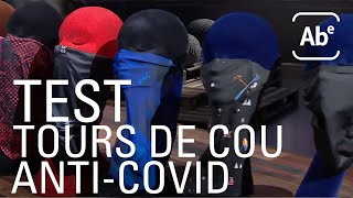 Test de masques tour de cou antiCovid pour le ski ABERTS [upl. by Haynor]