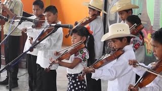 Niños huapangueros tocan Xochipitzahuatl Flor Menudita [upl. by Manella252]