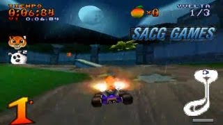 Crash Team Racing  Pura vs Polar Boss Race [upl. by Pangaro]