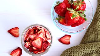 How to Make Dried Strawberries [upl. by Avrenim461]