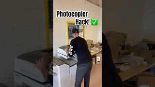 Photocopier Hack ✅ officehumor workhumor teacherhumor teacher teacherlife teachingexams [upl. by Ydrah]