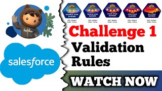 Validation Rules  Salesforce Trailhead  Get Started with Validation Rules [upl. by Chesney]