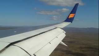 B757200W Icelandair Landing in Reykjavik Keflavik airport BIKF [upl. by Ailima488]