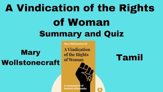 A Vindication of the Rights of Woman Summary in Tamil [upl. by Suinotna746]