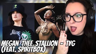 Megan Thee Stallion  TYG feat Spiritbox  Reaction Video [upl. by Simmie]