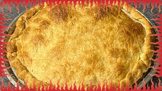 Recette facile de tourte aux poireaux et lardons fumés  vidéo courte [upl. by Ednalrim406]