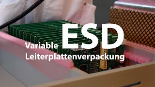 Variable ESDLeiterplattenverpackung von FroebVerpackungen GmbH [upl. by Ahsatan]