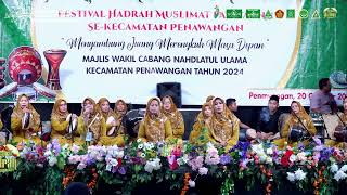 JUARA HARAPAN 2  ALKAROMAH DESA KRAMAT  FESTIVAL HADROH PENAWANGAN 2024 [upl. by Eural]