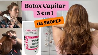 BOTOX 3 EM 1 CABELO LISO CONCEPT DA SHOPEE [upl. by Niai]