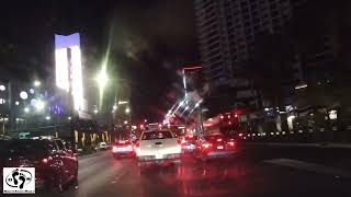 Vegas Drive Tour Las Vegas Night Drive Southbound quotVegas Stripquot Las Vegas Nevada [upl. by Zachary501]