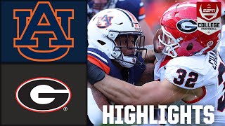 Georgia Bulldogs vs Auburn Tigers  Full Game Highlights [upl. by Lonee]