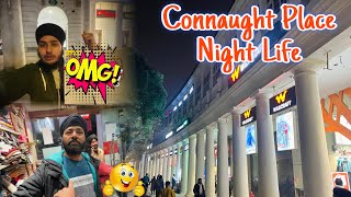 Connaught Place Delhi  Connaught Place Night life  Rajiv Chowk New Delhi [upl. by Lusar]