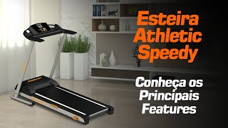 Apresentação Esteira Ergométrica Athletic Speedy [upl. by Alliuqat]