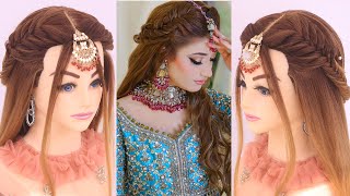 2 Kashees hairstyles l Bridal shoot hairstyles l wedding hairstyles quick hairstyles for Eid 2024 [upl. by Uela]