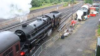 BR Standard 4 No 75069 quotShuntingquot  Kidderminster SVR  200724 [upl. by Nekciv97]