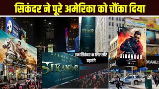 Sikandar USA craze  Sikandar trailer  Sikandar movie Salman Khan  Rashmika Mandanna [upl. by Ilonka193]