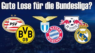 Bayern amp Dortmund im Glück Champions League Achtelfinale Auslosung 202324 [upl. by Eidua]