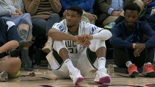 Giannis Antetokounmpo absolutely going through it after Bucks lose another game [upl. by Kinelski652]