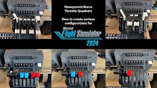 MSFS 2024 Honeycomb Bravo Throttle Quadrant 5 configurations [upl. by Assyla]